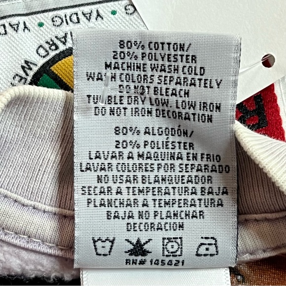 Cross Colours NWT Women's Size Small Left Eye Graphic Pullover Sweatshirt - Picture 8 of 9